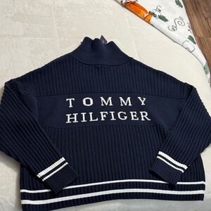 Tommy Hilfiger Dark Blue Knit Sweater